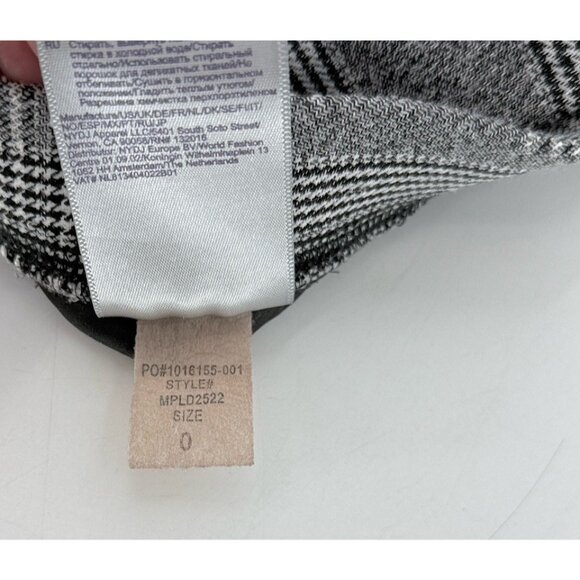 NYDJ Lift Tuck Technology Plaid Pull on Pants Sz 0 Stretch Comfort Preppy‎ Ofc - Picture 8 of 11